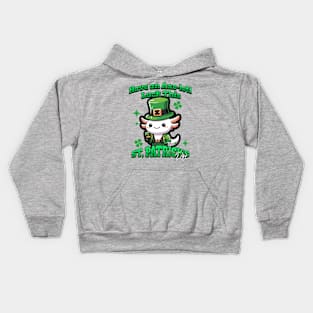 Axolotl St Patrick's Day - Have Axo-lotl Luck! Kids Hoodie